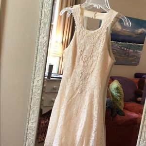 Lace Halter back dress